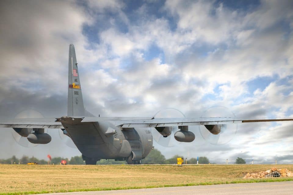 Photographer Andy Chow captured the Minnesota ANG C-130 as it prepared to depart the AirExpo21.